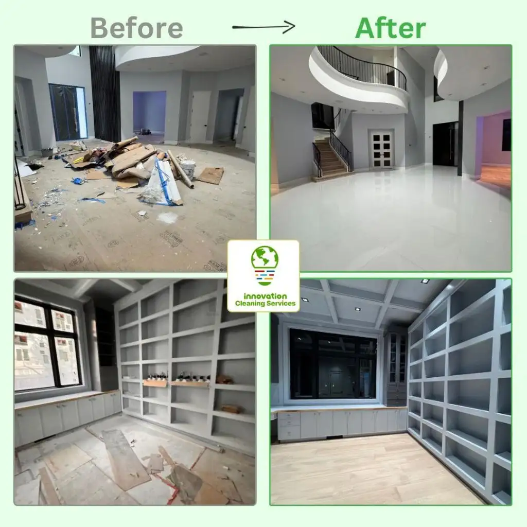 Innovation cleaning services before and after work 2